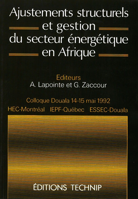 Ajustements structurels et gestion du secteur énergétique en Afrique